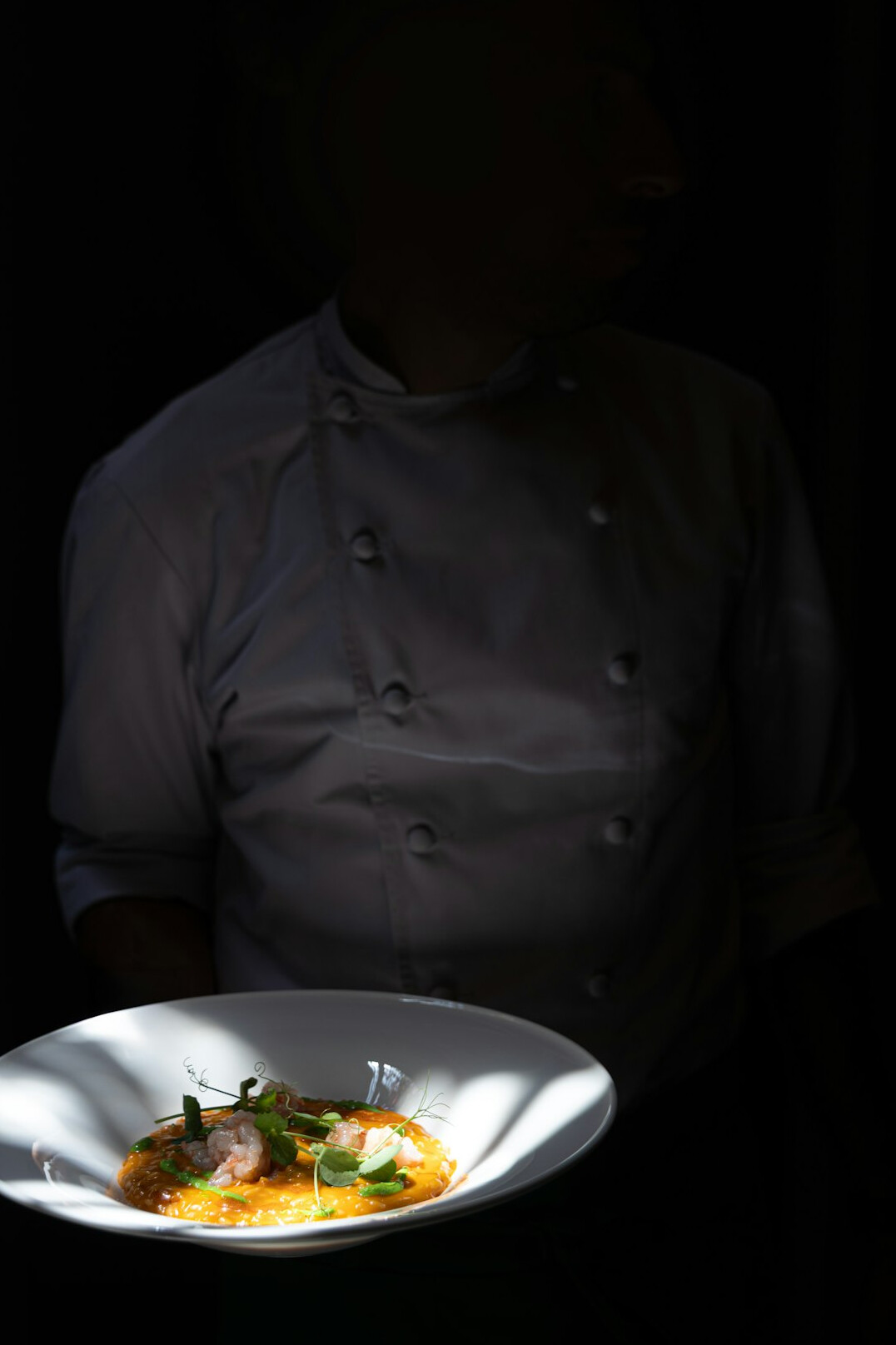 chef plating dish