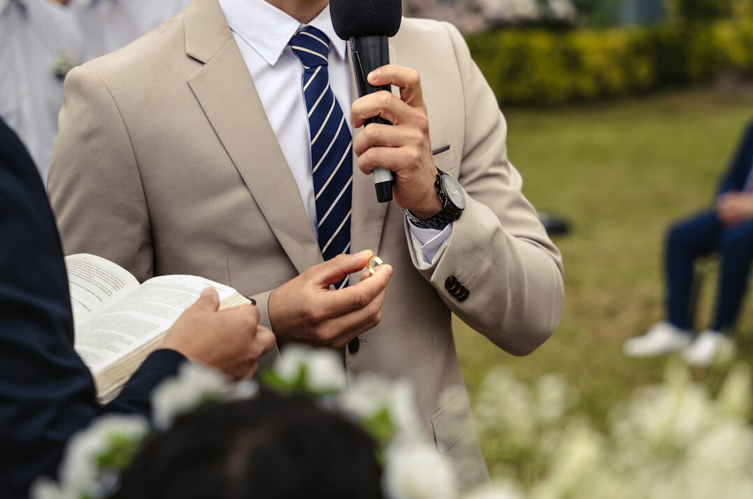 politician giving speech